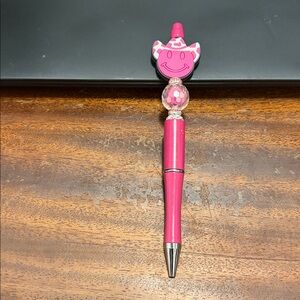 Pink Smiley Face Pen
